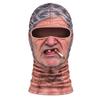 Funny 3D Face Balaclava Hat Full Face Covering Hood Balaclava Motorcycle Riding Skiing Face Mask Outdoor Warm Fleece Hat