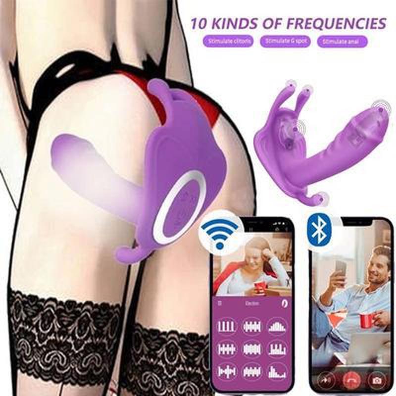 10 Speeds Dildo Vibrators for Women APP Remote Control Wearable G Spot Clitoris Invisible Butterfly Panties Egg Sex Toy Massage