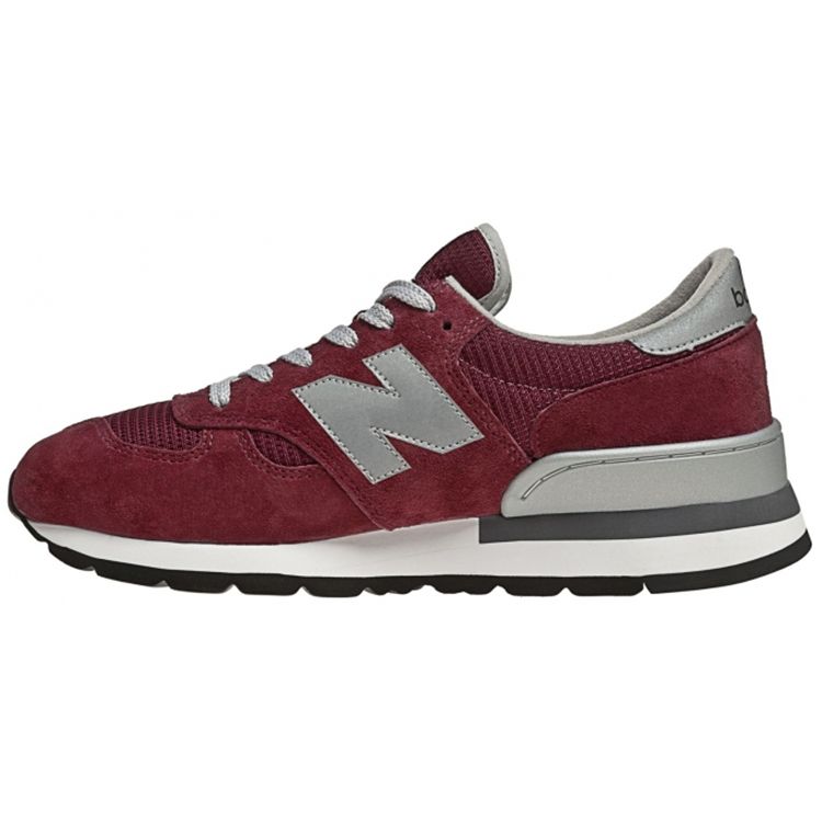 

New Balance 990 Bringback Бордовые мужские кроссовки белые M990BD