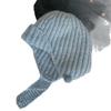 Knitted Ear Protection Hat for Women In Autumn and Winter Cold Proof and Warm Headed Woolen Hat  Small Lei Feng Hat Showing Face