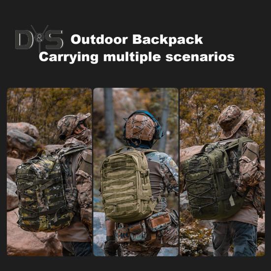Wanderrucksack, leicht, große Kapazität, wasserdichtes Oxford-Gewebe, Outdoor-Reisen, Camping, Klettern, Jagd, Aufbewahrungstasche, Camouflage-Rucksack