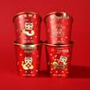 Chinese New Year Golden Snake Paper Cups
