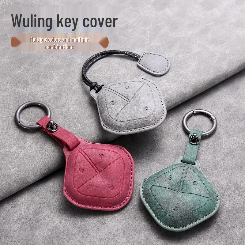 Key Cover for 2023 Wuling Bingo Miniev & Baojun Yueye with Buckle