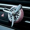Creative Diamond Rotatable Air Force Car Perfume Solid Air Outlet Vent Clip Decoration Auto Conditioner Air Freshener Accessorie
