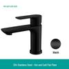 TLXT 304 Stainless Steel Hot & Cold Bathroom Basin Faucet