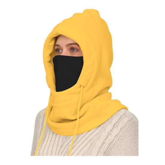 Jezdecká pokrývka hlavy Vylepšený fleece Nastavitelná stahovací šňůrka Větruodolný design Zesílená lyžařská čepice Vybavení do chladného počasí