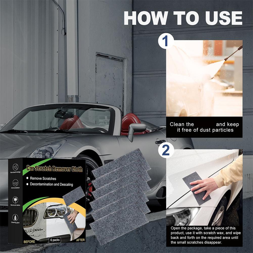 Narzędzie do naprawy rys samochodowych Nanocząsteczkowa ściereczka polerska Usuwanie zarysowań Plamy wodne Polerowanie Metalowej powierzchni Narzędzie do czyszczenia Akcesoria samochodowe