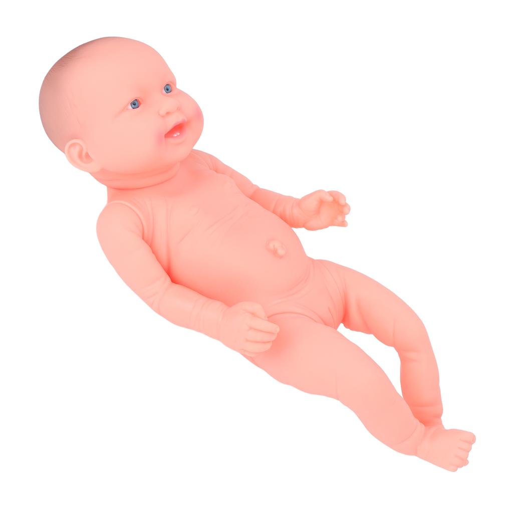 Weiche Babypuppe Baby Mädchen Anatomisch korrekt Stilltraining Weit verbreitet Hohe Simulation Weichplastik Baby Mädchen Puppe