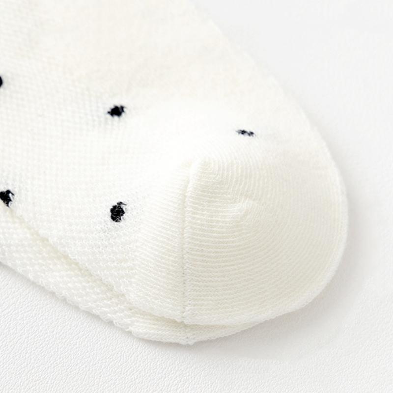 5pairs/set Children's Lovely Animal Boys Socks White Cute Dog Cotton Socks Cartoon Girls Spring Summer Striped Dog Sock