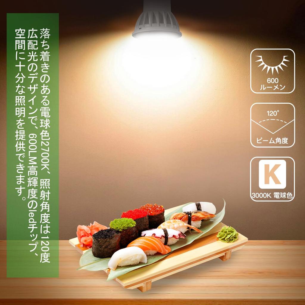 Aiwode E11 LED Bulb, E11 Base, LED Spotlight, 5.5W (equivalent To 50-60W Incandescent), Warm White 3000K, Non-dimmable, RA85, Wide Angle 120 Degrees,