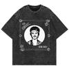 Cotton Vintage Washed Bruno Mars The RoUnisextic Tour T Shirt Fashion UnisexWomen Retro Oversized Loose Acid Wash Tee Shirt