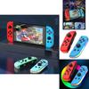 Colorful Rgb Light Switch Joycon Controller With Vibrant Vibration And Motion Sensitivity