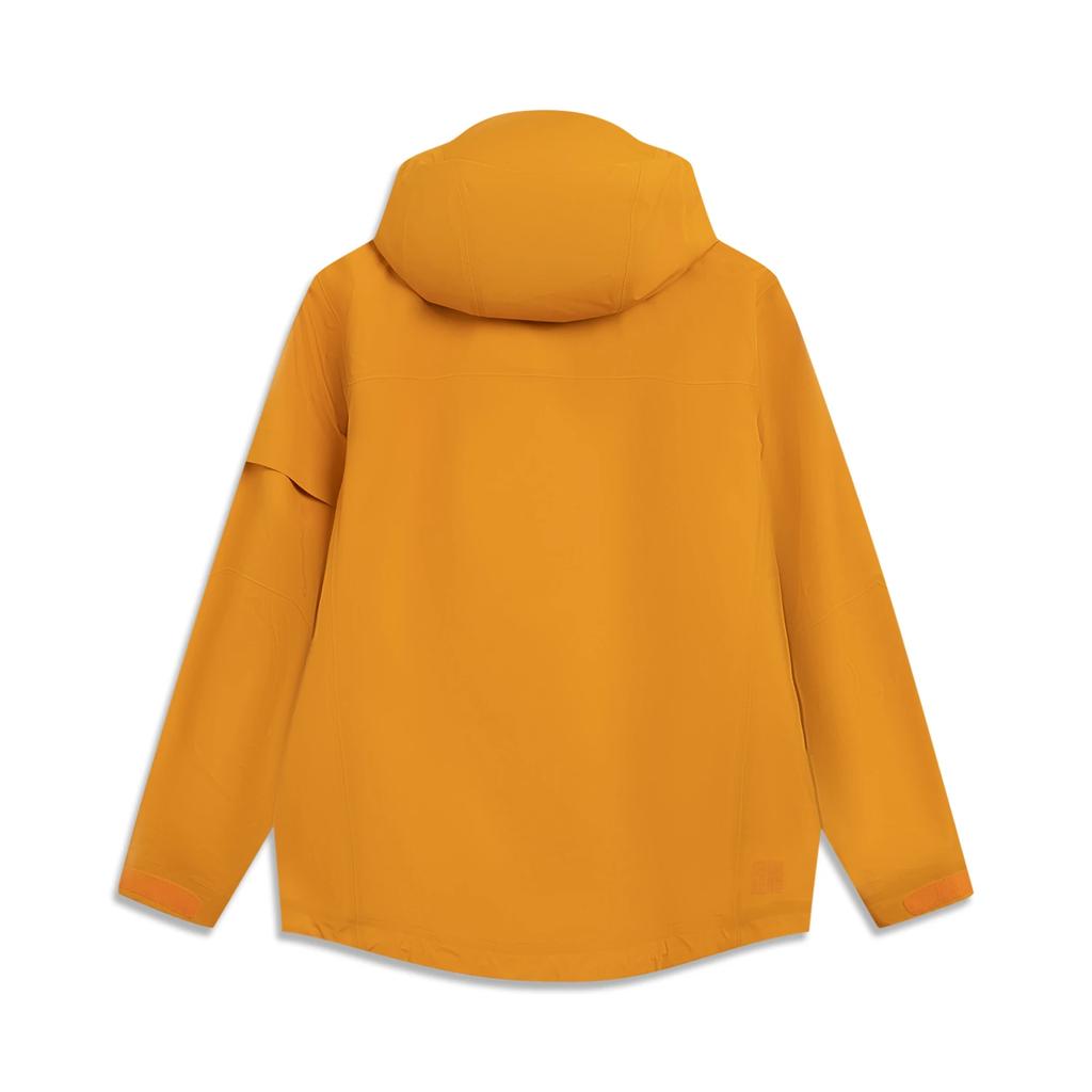 Li Ning Outdoor CF Waterproof Hooded Zipper Comfortable Versatile Solid Color Windbreaker Unisex Outerwear AEMV047-1