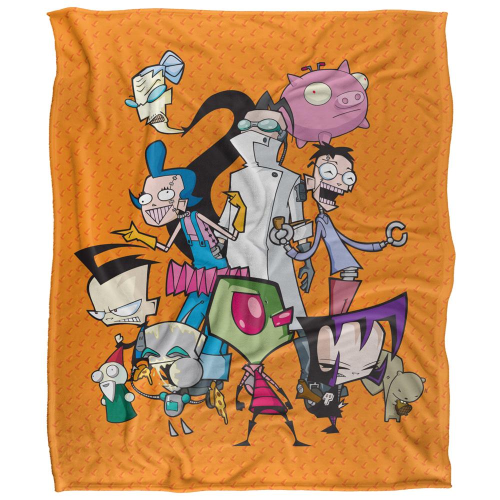 Invader Zim Silky Group Supersoft Blanket