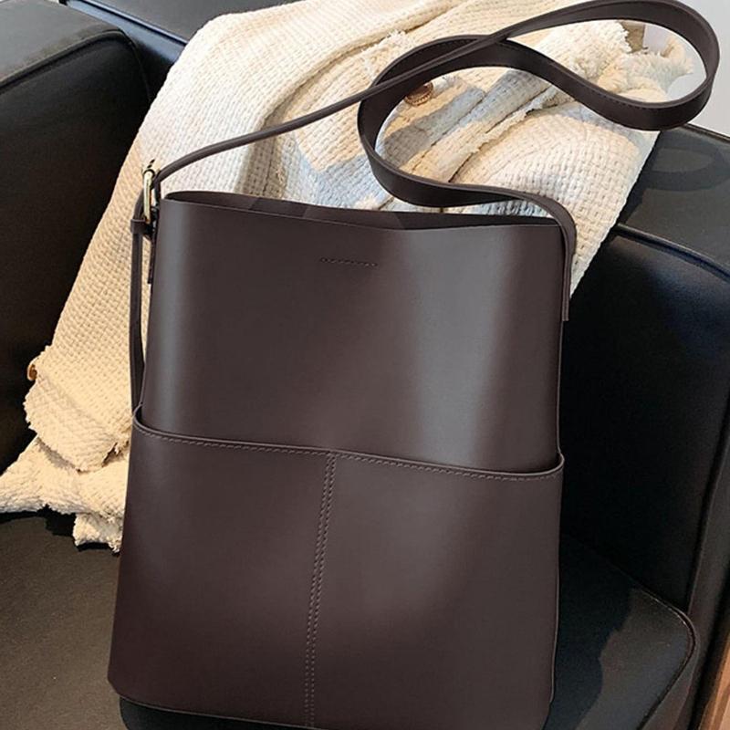 Designer PU Leather Bucket Bag Women Handbag Ladies Shoulder Bag Female Tote Bags