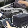5PCS 40x60cm Car Wash Microfiber Towels Car Detail Cleaning Drying and Polishing Microfiber Cloth Towels Car Cleaning Supplies