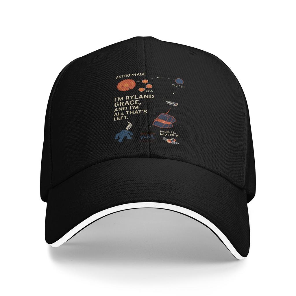 Project Hail Mary Andy Weir Book Baseball Caps Hip Hop Sandwich Cap Men Women Breathable Sun Cap Outdoor