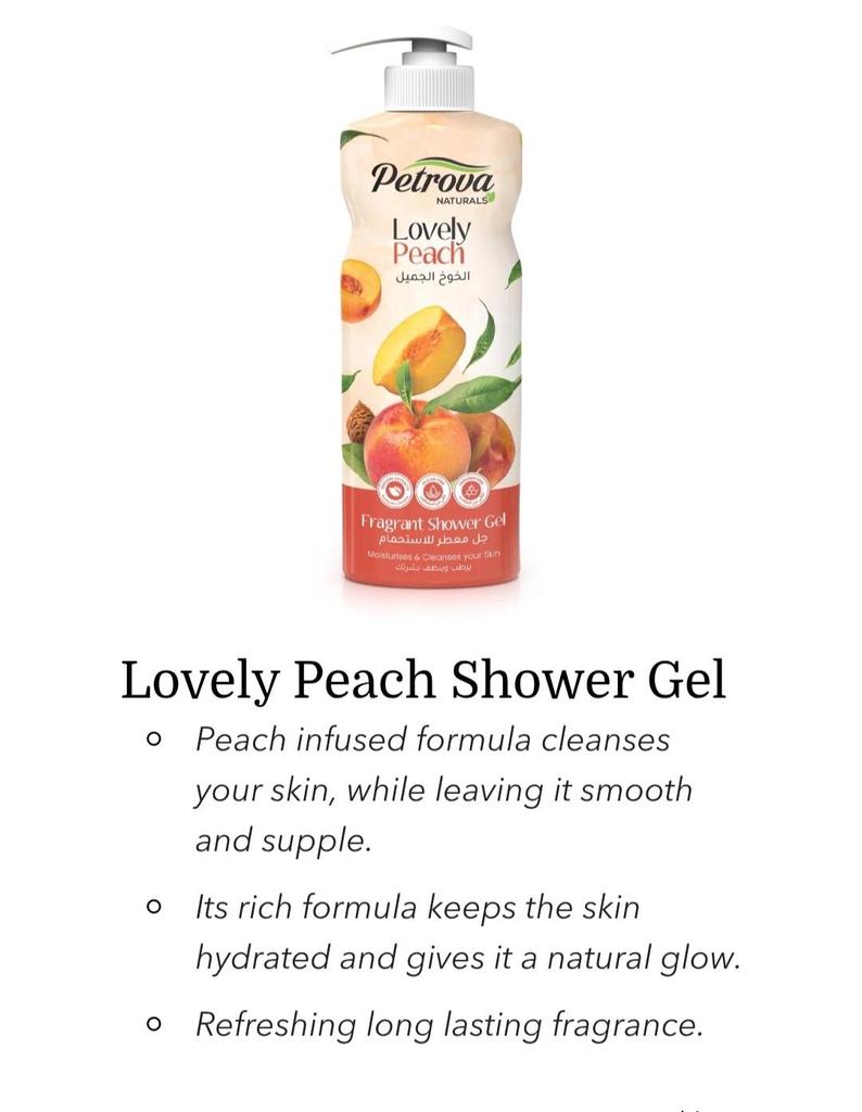 Organic Fragrance Shower Gels - Petrova Line - Moisturises and Cleanses your skin