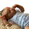 18 tommers naturtro gjenfødt jentedukke TWIN En søt livlig sovende nyfødt babydukke Full vinylkropp Babyguttdukke Real Like Kid's House Play Toy Ages 3+
