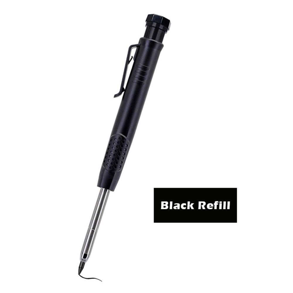 2.8mm Solid Carpenter Pencil Built-in Sharpener Mechanical Pencil  Woodworking Construction