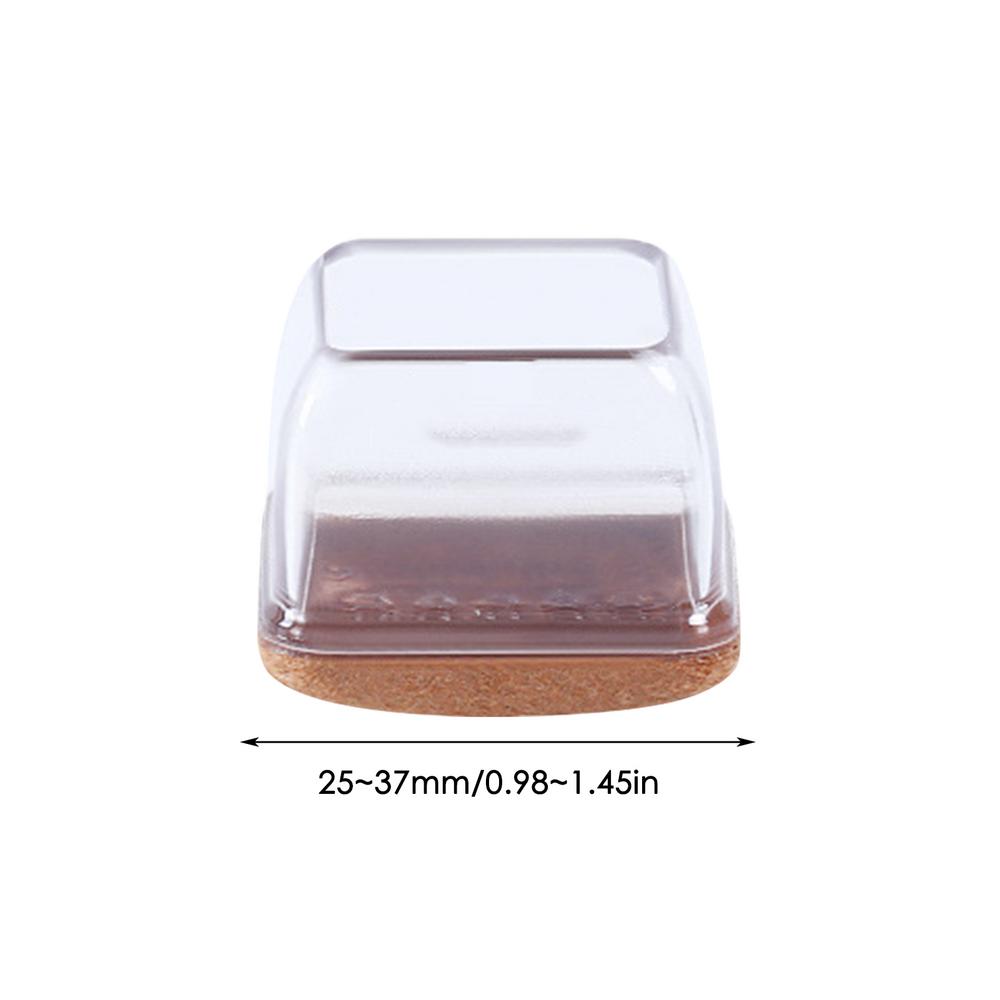 8Pcs Chair Leg Floor Protectors for Hardwood Floors Silicone Chair Caps Covers Furniture Pads Sliders Wrapped Felt Bottom