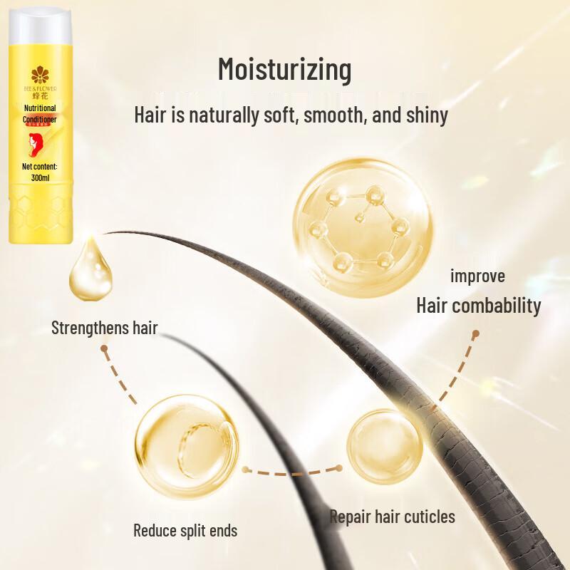 Bee & Flower Hair Conditioner & White Peach Toothpaste Duo