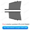 For Tesla Model Y Juniper 2025 2026 Model 3/Y/X 2017-2026 Car Sunshade Side Window Sunshades Window Sunburn Protective Cover