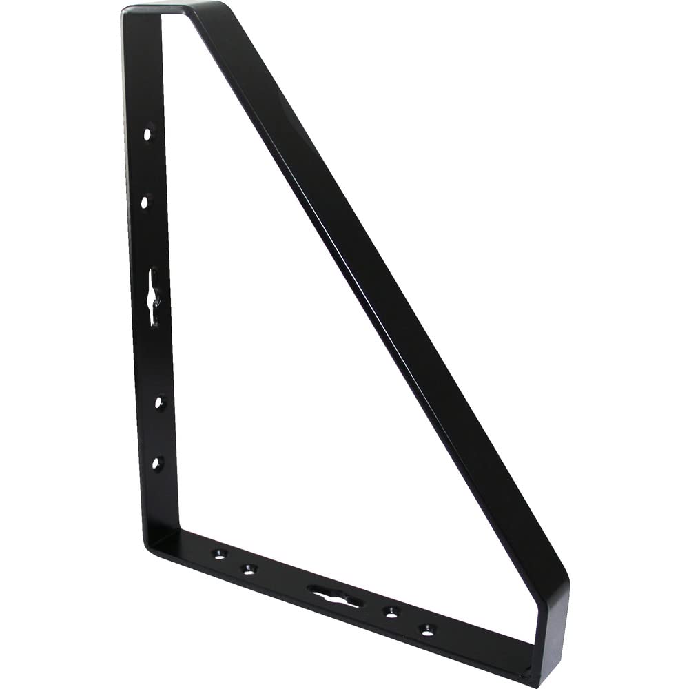 

TRUSCO Triangular Shelf Heavy-Duty Bracket, Black, 250mm, SLT-250-BK чёрный