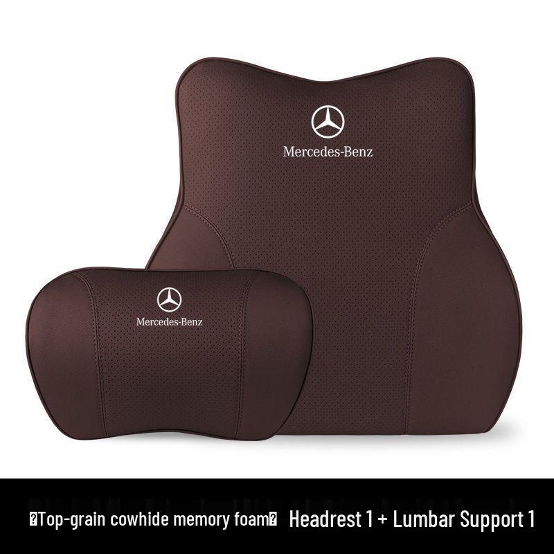 Compatible with Mercedes-Benz S-Class, C-Class, E-Class, E300L, C260L, GLC, and Maybach headrests and neck supports.
