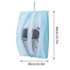PEVA Portable Shoe Storage Bag Zipper Shoes Closet Organizer Travel Waterproof Pocket Large Capacity Sundries Bag Shoe Pouch