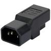 Upgrades IEC320 C14 Male to NEMA 5 15R Female Power Cord Adapters Tool Easy Installation for Data Center Equipment