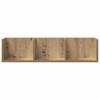 CD Wall Shelf Artisan Oak 75 x 18 x 18 cm Particleboard