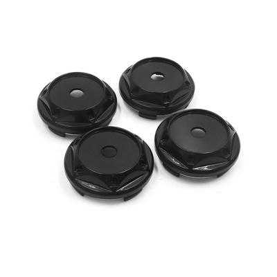 Uxcell Hub Caps, Wheel Center Caps, Universal Compatible, Rust-Resistant, Black, 67mm Outer Diameter, 56mm Inner Diameter, 4 Clips, Cover, Pack of 4
