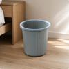 Wastebasket with Retaining Collar Modern Open-Top Waste Bin Low-Profile