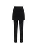 Women's Spring/Summer 2026 Short-Leg Thin Leggings with Faux Two-Piece Skirt