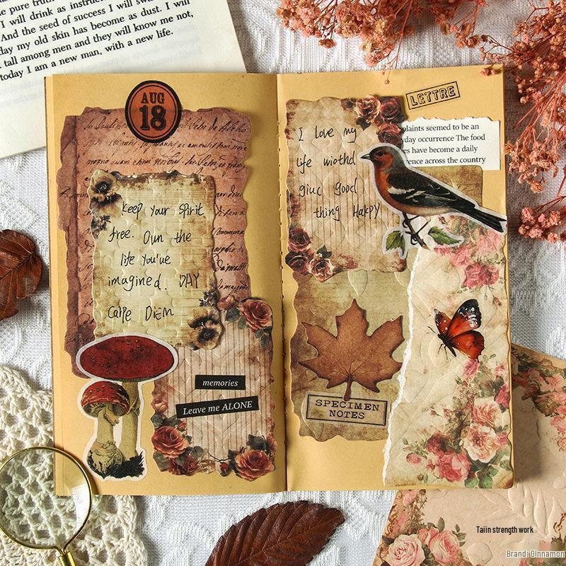 Past Dreams 3D Embossed Scenery Memo Pad for DIY Journaling