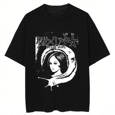 Sour Lady, Thriller, Manga, Graphic Tomie Kawakami, Anime Top T-Shirt, Hip Hop, Streetwear, Unisex Autumn and Winter Innerwear