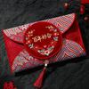 Traditional Wedding Money Pocket Cloth New Year Red Envelope Best Wishes Red Lucky Bag  Wedding