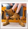 2024 Autumn/Winter High-Top Pigskin Martin Boots - Thick Sole Heightening Desert Style for Couples