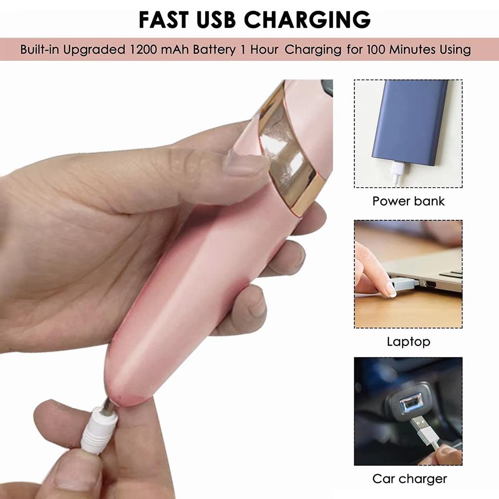 Rechargeable Electric Callus Remover Cordless Women Men Electronic Foot File Removes Dry Coarse Skin Calluses On Heels