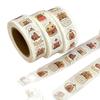 Kapibara Sealing Sticker Cute Cartoon Capybara Hand Account Decorative Sticker DIY Roll Sticker Self-adhesive Sticker