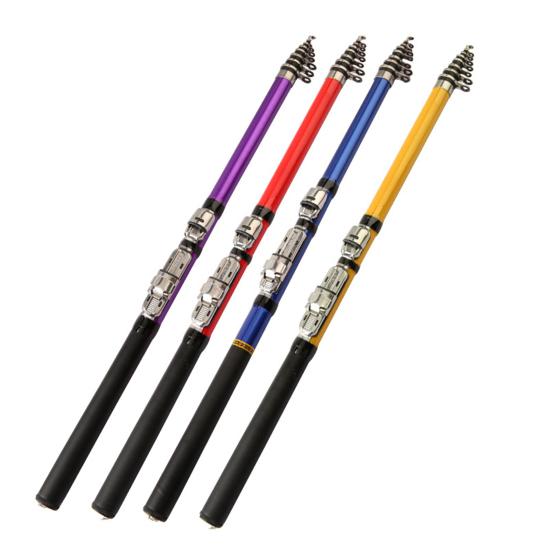 Accesoriu sport MUQZI 1,5 m/1,8 m/2,1 m Undiță de pescuit de mare, telescopic, în aer liber, armat cu fibră
