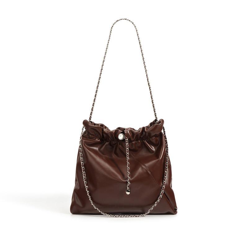 Niche 2025 Double-Pocket Fashion Tote: Classic Versatile Women's Crossbody Bag