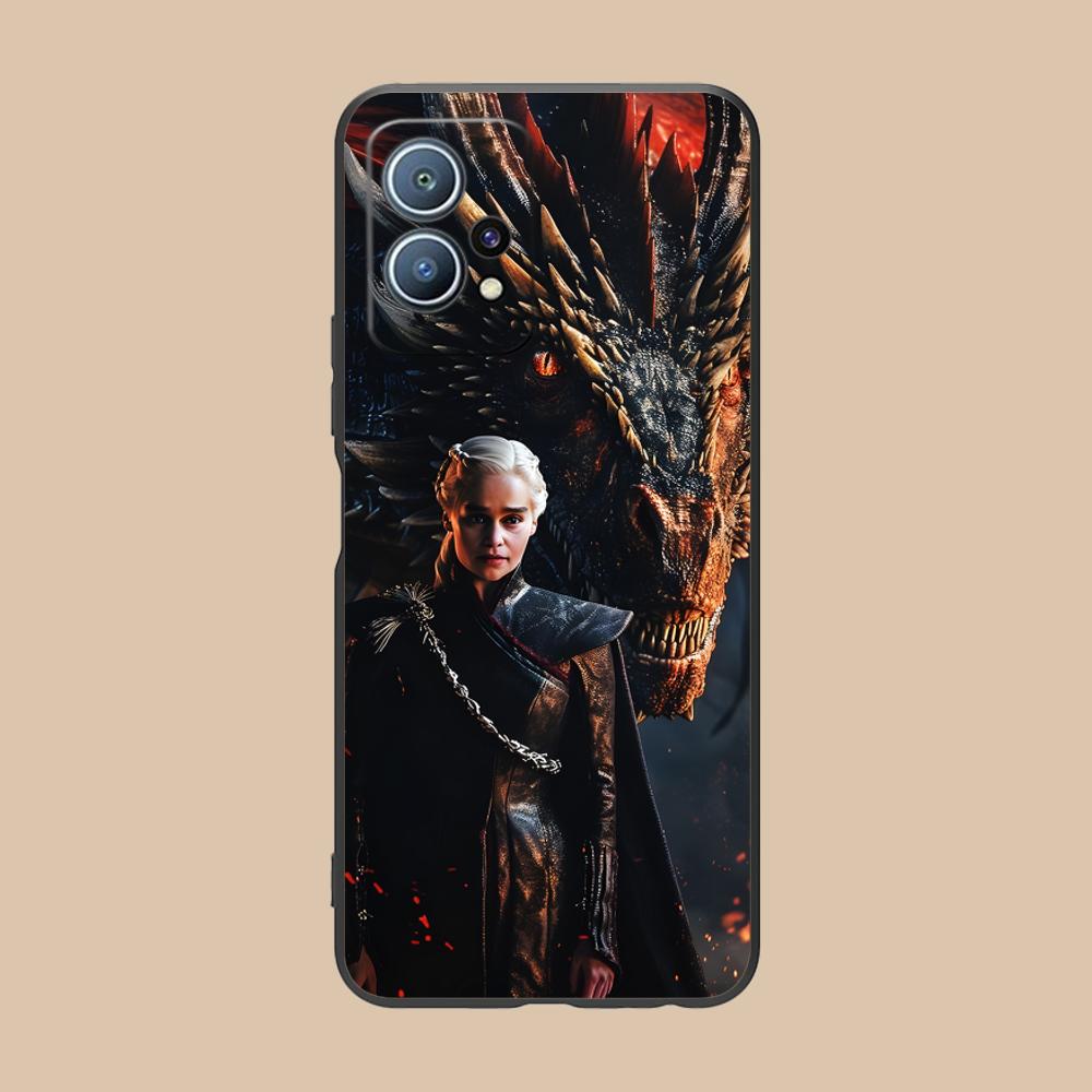 Dragon Queen Matte TPU Mobile Phone Case for Huawei P60 P50 P40 P30 P20 P10 P9 P8 Pro Lite Plus Colorful Printing Cover
