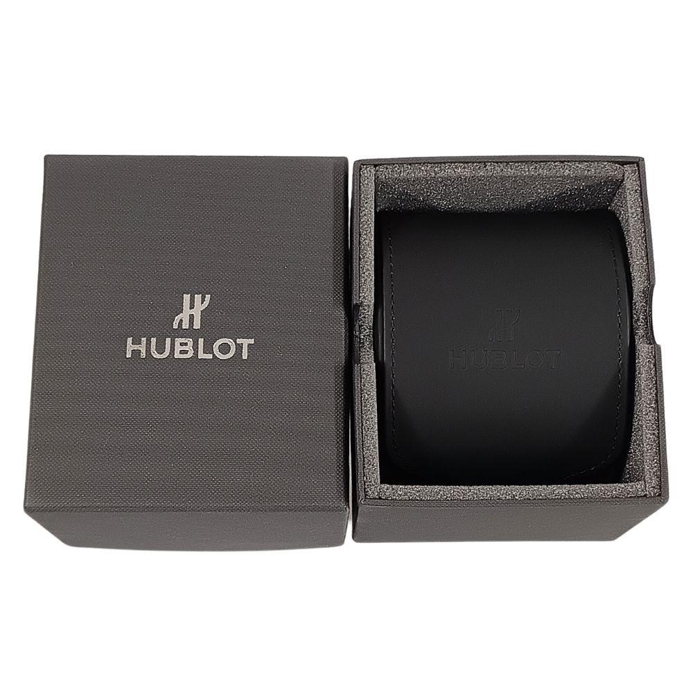 Used HUBLOT Travel case for watches Empty box Black Genuine product / H69