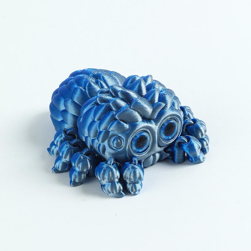 3D Printed Movable Joint Spider Model Ornament Toy