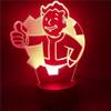 3D Night Light 3D LED Night Light Game Fallout Shelter Logo Led Night Light Colorful USB LED Children Kids Bedroom Lamp Nightlight Toys Gifts