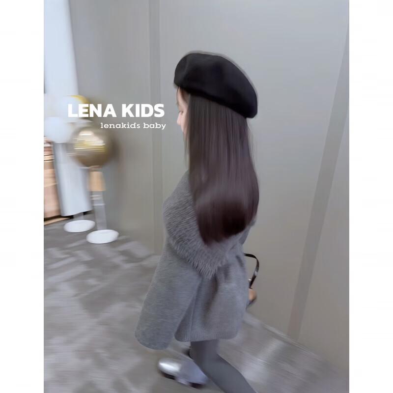 LENAKIDS Girls  Double-Faced Princess Style Winter Coat 130