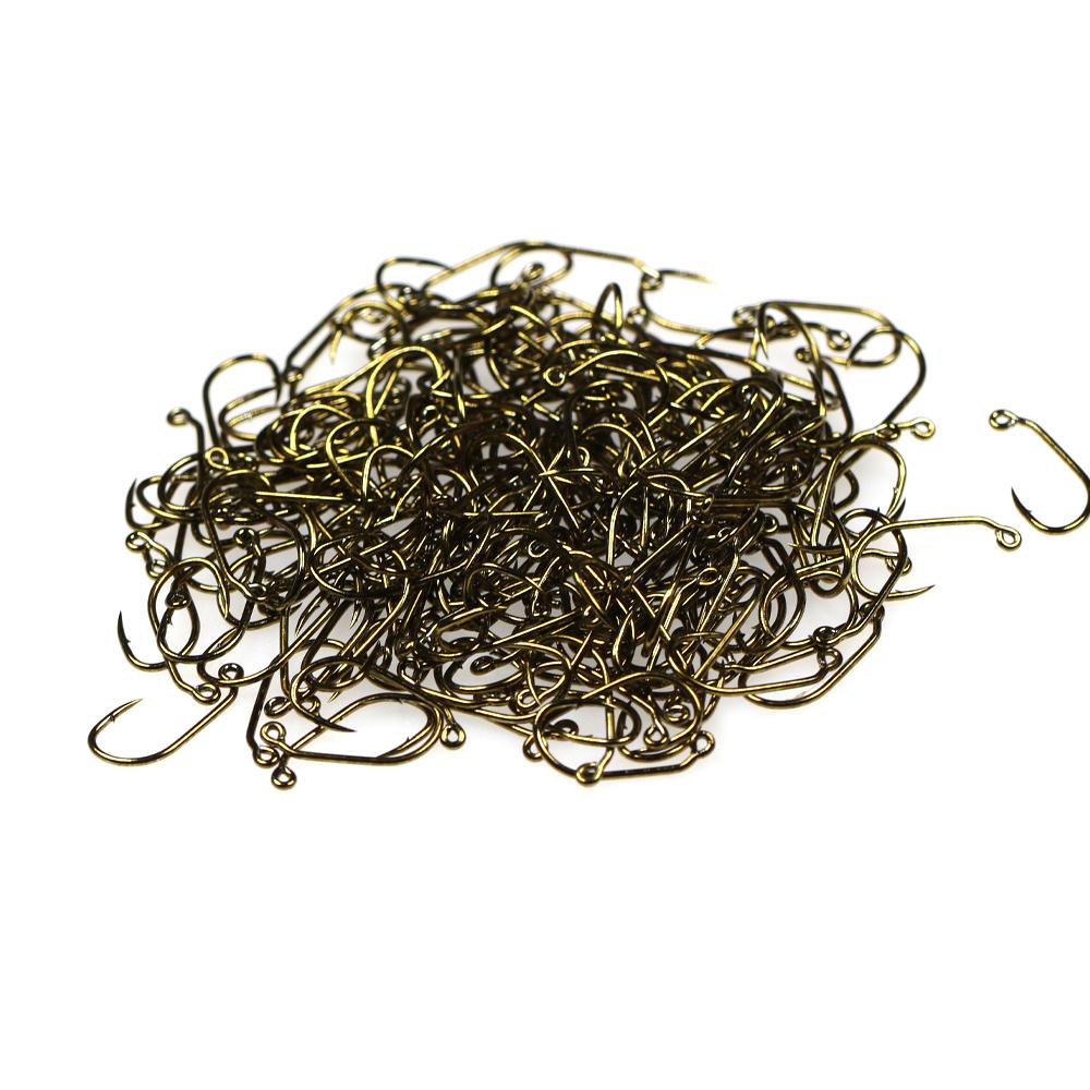 50pcs 60 Degree Angle Barbed Fly Tying Jig Hook 10# 12# 14# 16#  Bronzed Coated Wide Gap Jig Nymph Wet Fly Fishing Lures