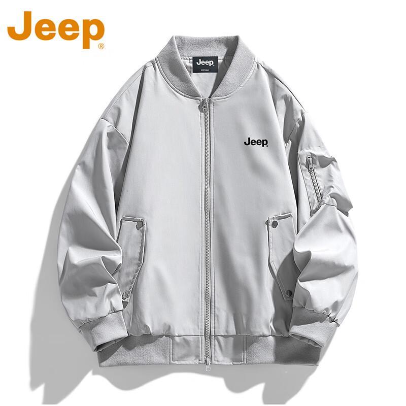 Jeep Men's 2025 Autumn/Winter Casual Bomber Jacket